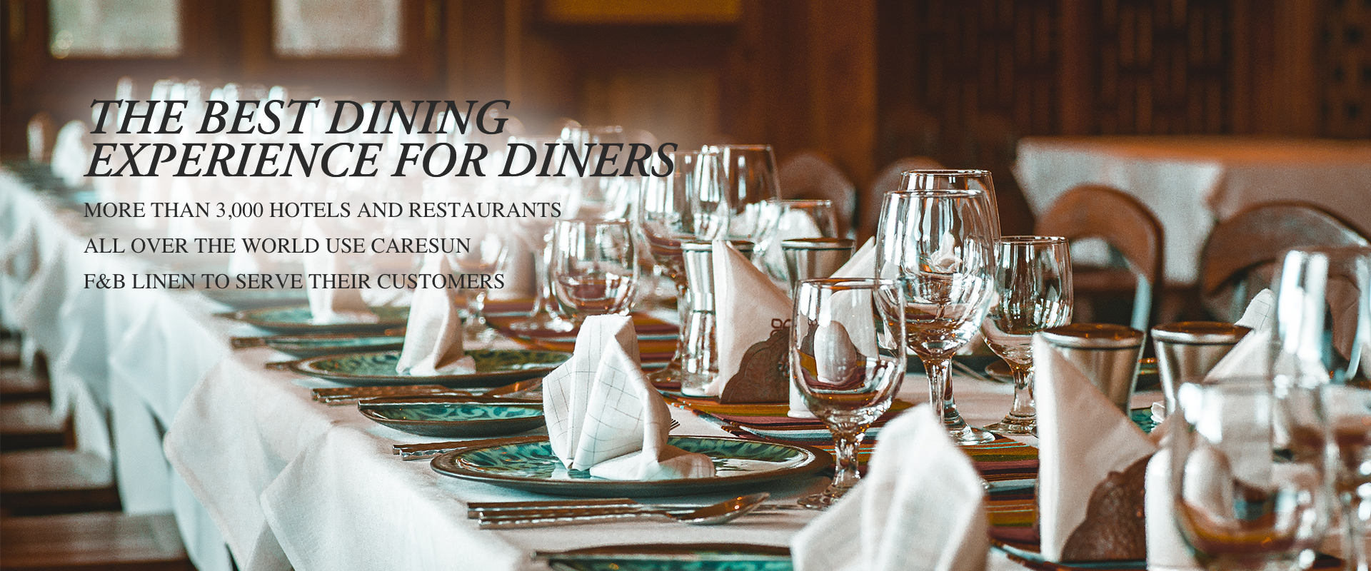 The best dining experience for diners