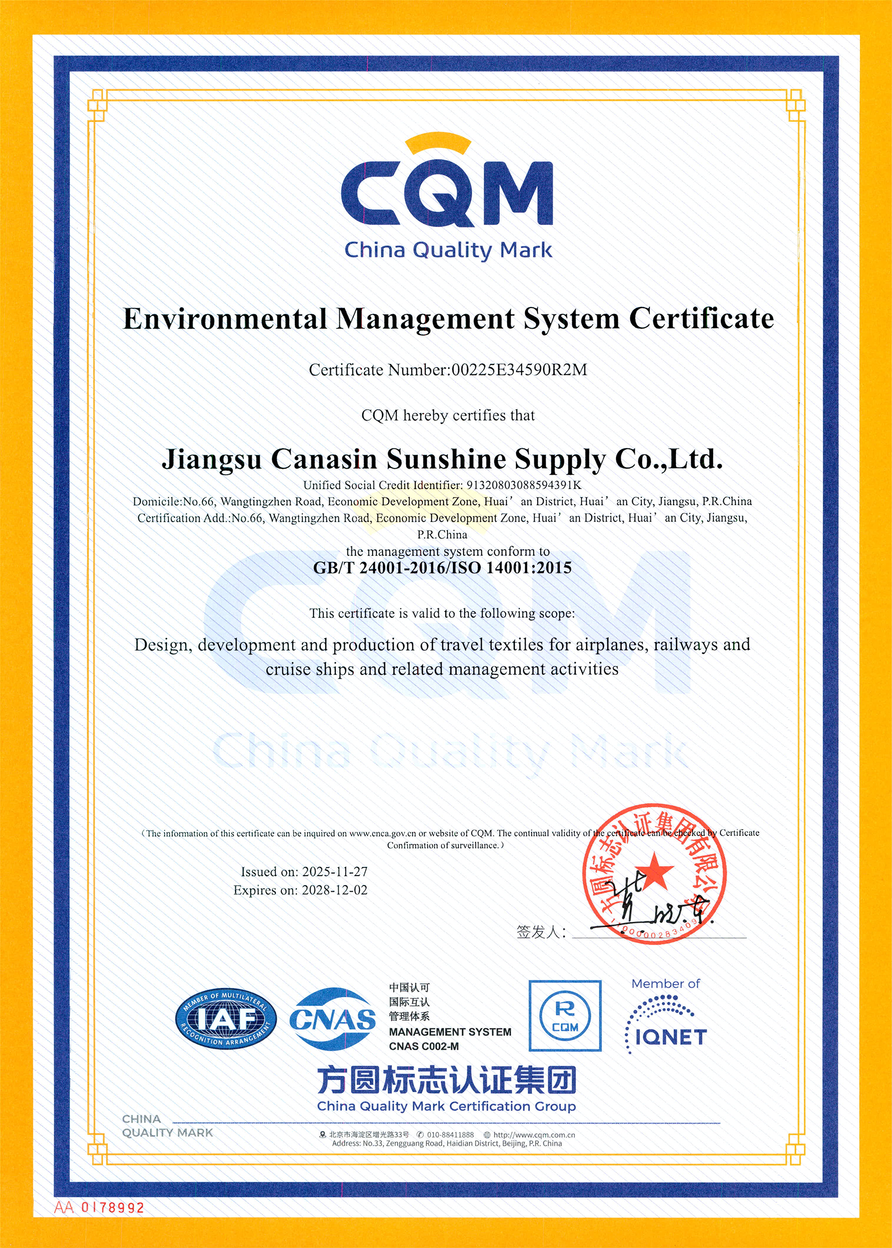 Environmental Management